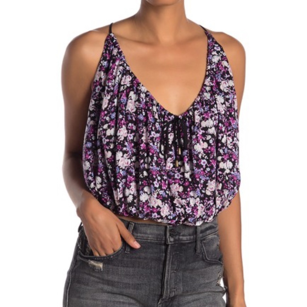 NWT! Free People Daisy Babe Crop Top